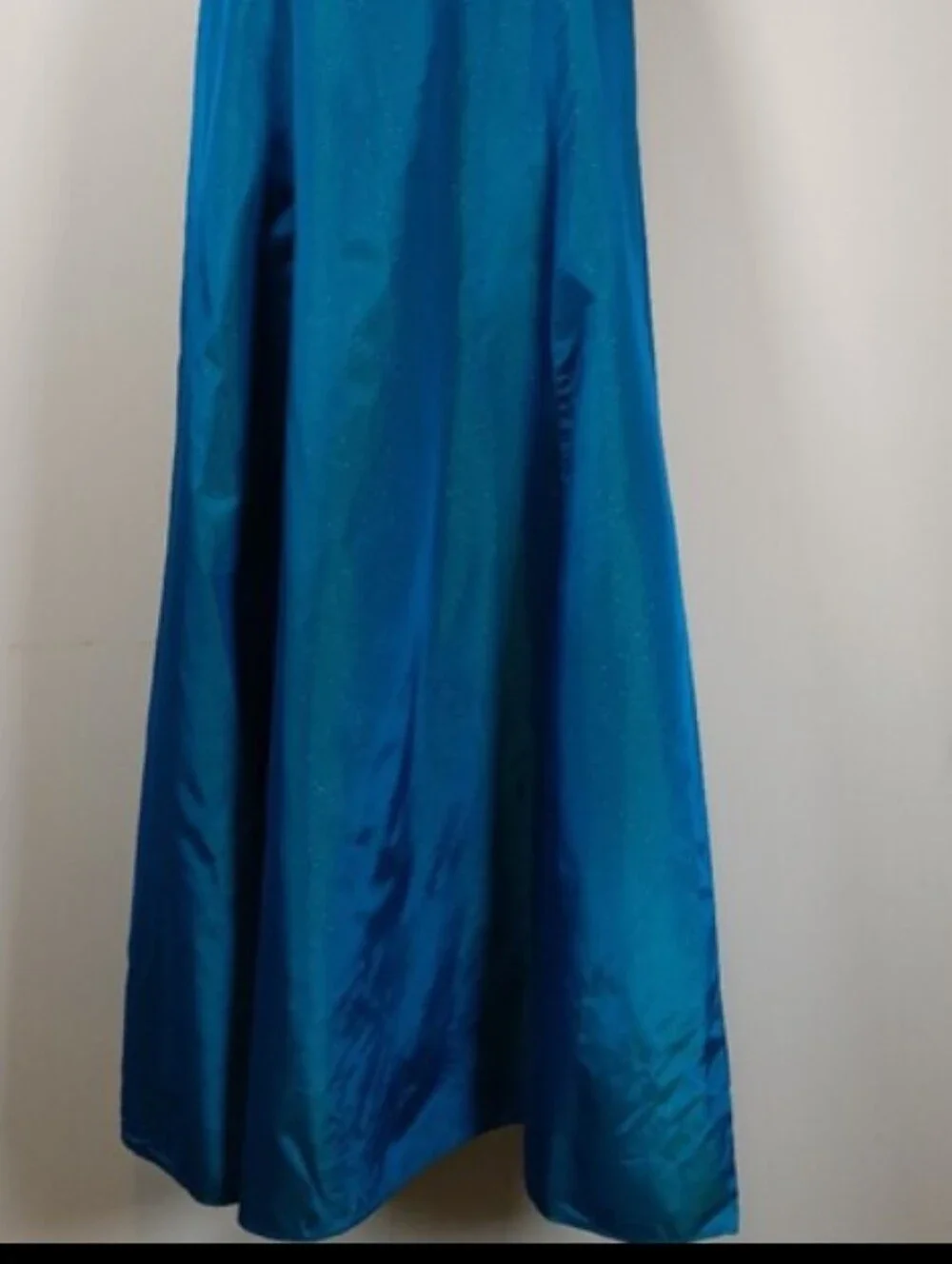 Jessica McClintock Gunny Sax Glitter & Rhinestone Strapless Dress *Flaws*
